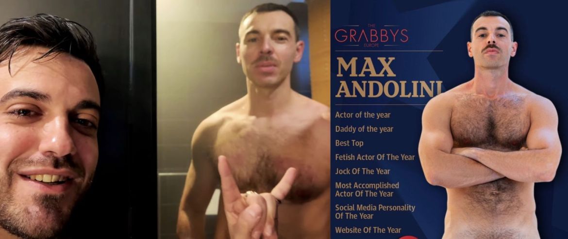 "24 h avec une star LGBT" : Le docu passionnant d'Aaron sur le quotidien d'Andolini XXL, un des Français multi-nommés aux "GRABBYS Europe 2026" !!!