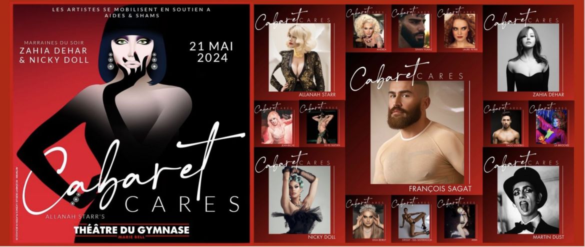 Le mardi 21 mai à Paris : En soutien à AIDES et Shams, « Cabaret CARES » met en vedette une trentaine d’artistes de cabaret