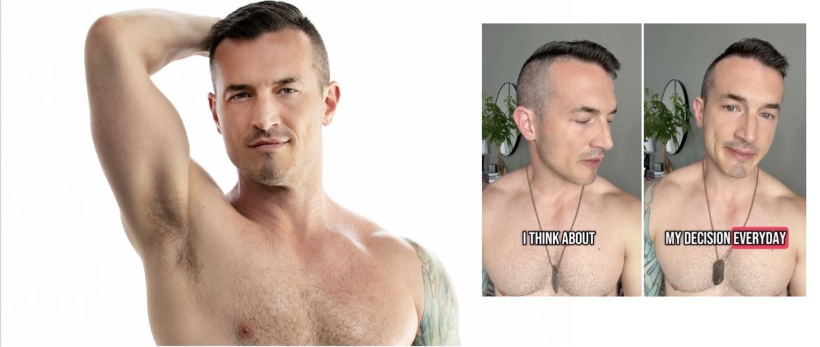 Sous la carapace de la super porn star multiawardisée pleine d'assurance, un homme qui ne peut cacher ses larmes. Derek Kage comme on ne l'a sans doute jamais vu…