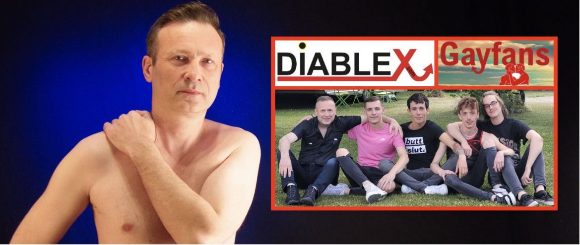 Réalisateur, producteur et occasionnellement acteur porno au sein de son label DiableX, Loïc Barnier lance Gayfans, une plateforme prometteuse pour les créateurs gays de contenus X