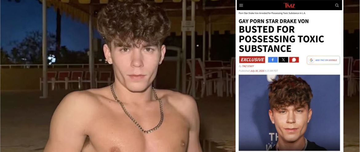 Encore !?!? Une nouvelle arrestation au compteur du multiawardisé "gay for pay" Drake Von !!!