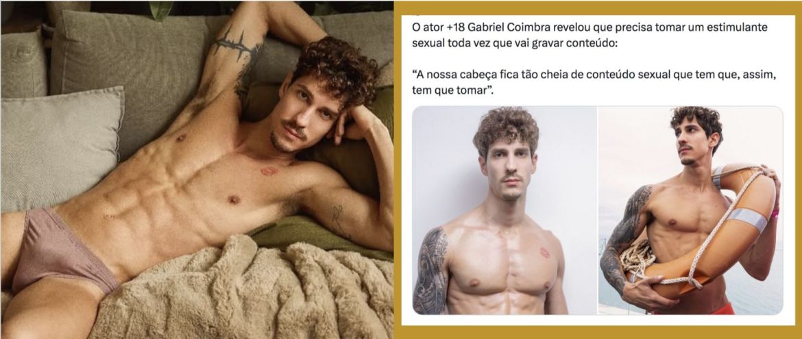 Super star du sexe, le TTBM Brésilien Gabriel Coimbra est un homme dévoué - Partie 2 : Pour être à la hauteur des fantasmes de ses fans, il a recours à des stimulants sexuels