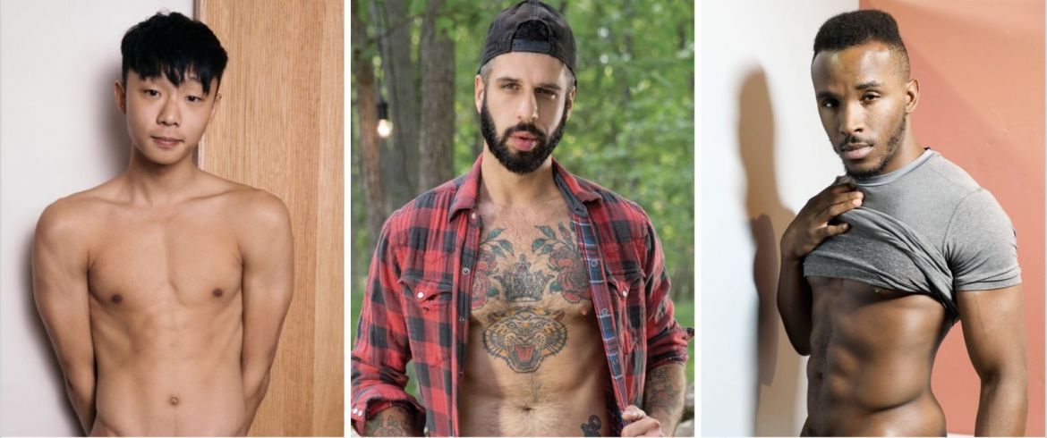 Dane, Romeo et Pheonix parmi les mecs totalement exhibs de la semaine sur PinkX ! (18 - 24 septembre)