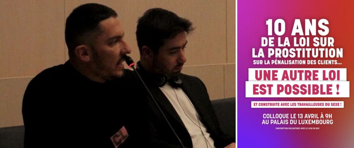 "Droit(s) et Politique(s) du Travail Sexuel" : Juan Florián Silva parmi les intervenants du colloque sur la prostitution qui a eu lieu au Sénat