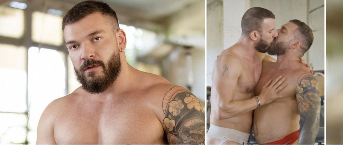 Français multiawardisé du X gay, le musclé, viril, tatoué et intense Kinkoer est à l’affiche de "The Shaft Shack", une nouveauté Raging Stallion Studios!!!