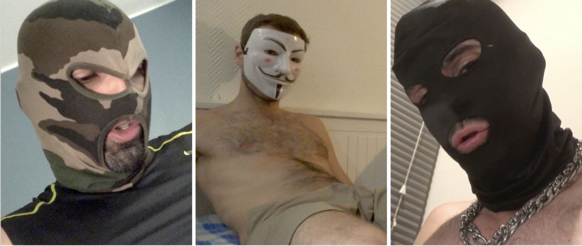 Grâce à l'anonymat que procure le port d’une cagoule ou d’un masque, soyez celui qui fait rêver les passifs avides de mystères brutes !