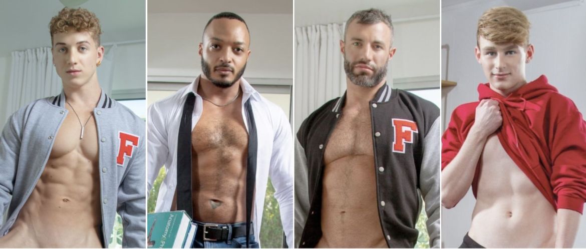 Le film de la soirée sur PinkX : "Making The Grade" avec Felix, Dillon, Cole et Eric