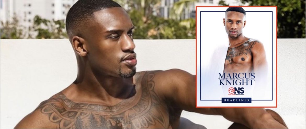 Le beau, puissant et versatile Marcus Knight a signé un contrat en tant que « tête d'affiche » pour Falcon|NakedSword