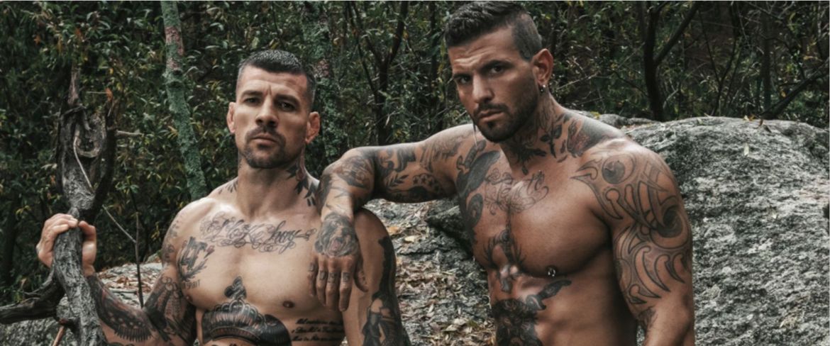 Les « bad boys » Antonio Ledesma et Alvaro Wolf égéries de la collection « Dark » de Modus Vivendi