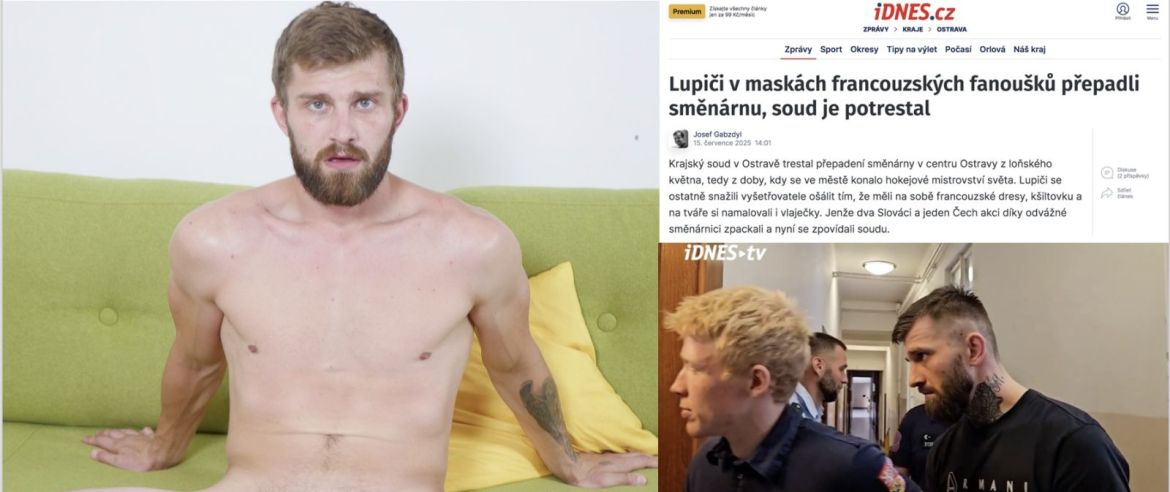 Déguisé en supporter de l’équipe de France de hockey sur glace lors d’un braquage commis l’année dernière en République tchèque, l’ex-star du X gay Nikol Monak vient d’être condamnée ainsi que ses deux complices