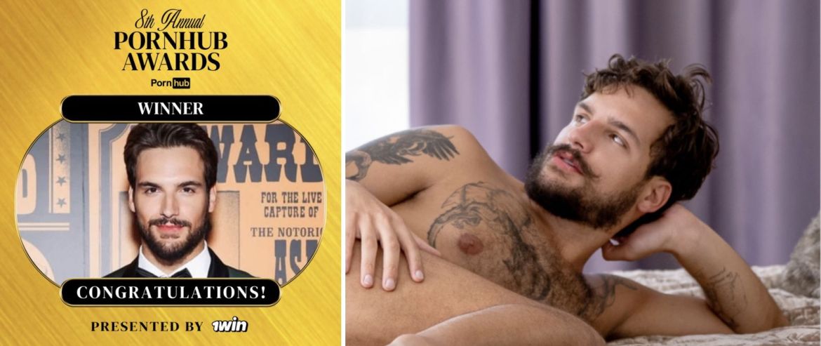 "Pornhub Awards 2026" : Samuel Hodecker a remporté le prix du "Modèle gay préféré"