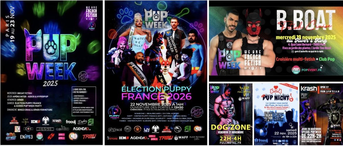Du 19 au 23 novembre : le programme E.N.T.H.O.U.S.I.A.S.M.A.N.T. de la « Pup’Week 2025 »
