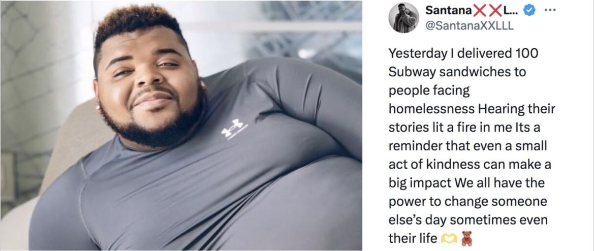 Super star parmi les créateurs de contenus US, Santana XXL est aussi un remarquable influenceur