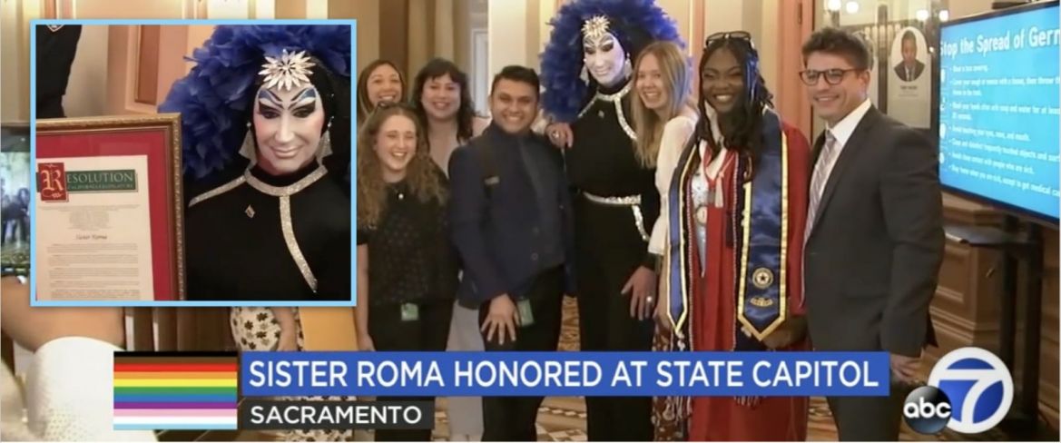 Sister Roma honorée dans l’hémicycle du Capitole de l’État de Californie