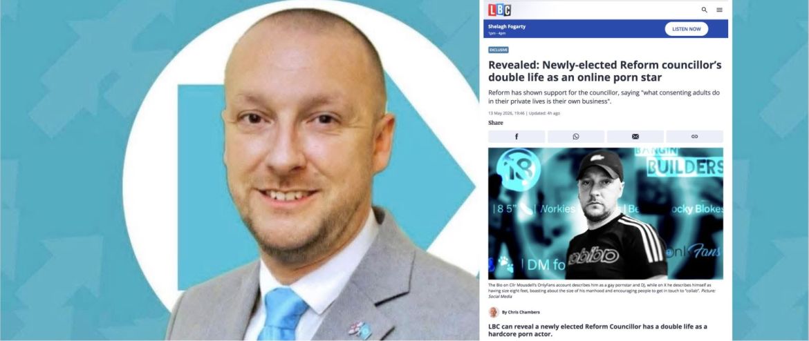 Peut-on faire du porno gay, être membre d’un parti d’extrême droite et gagner à des élections municipales ? Oui ! Le Britannique Stephen Mousdell en est l’exemple…