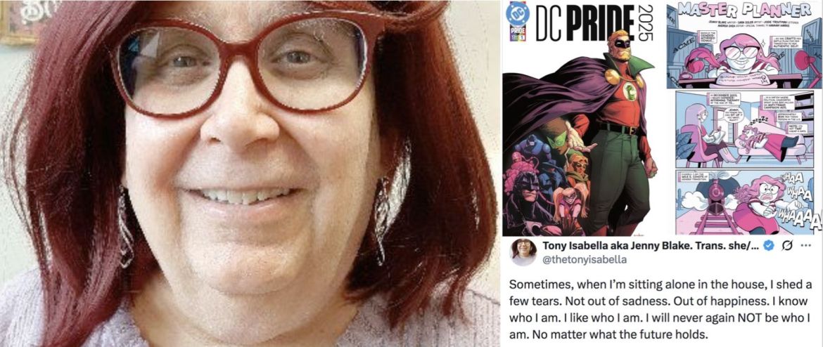 Scénariste de renom chez Marvel et DC Comics, Tony Isabella alias Jenny Blake a plusieurs choses importantes à partager…