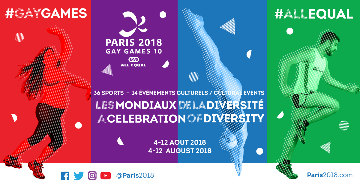 Les gay games l'évènement incontournable de l'été a lieu à Paris