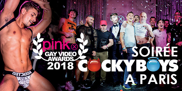 Sur Pinkflix, retrouvez notre reportage sur la soirée "Cockyboys à Paris"!