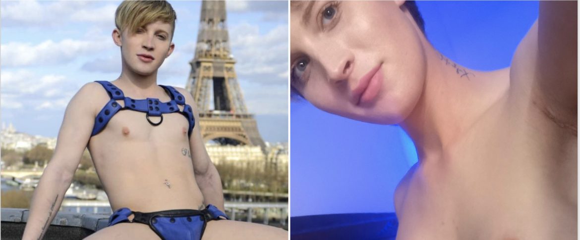 Bonnet B ! Joli new cumer du X gay français, Andrea High X prend de belles formes féminines !
